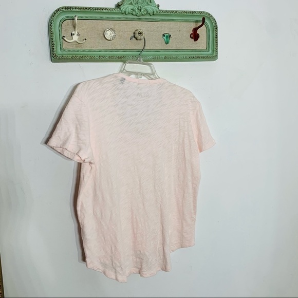 ATM Oversized V-neck short sleeve T-shirt burn out cotton woman’s xs tee - Picture 6 of 8